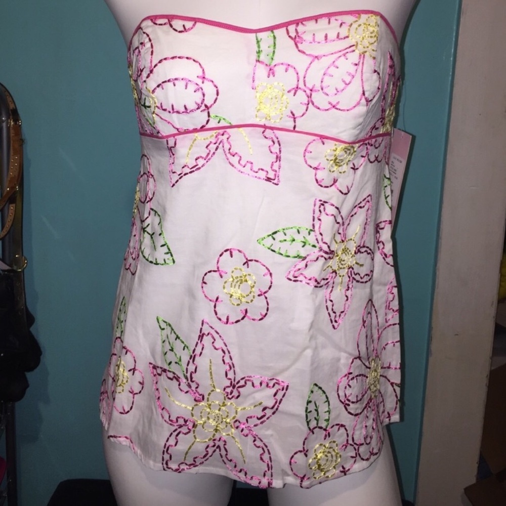 Lilly Pulitzer Calista Tube Top - Picture 2 of 5